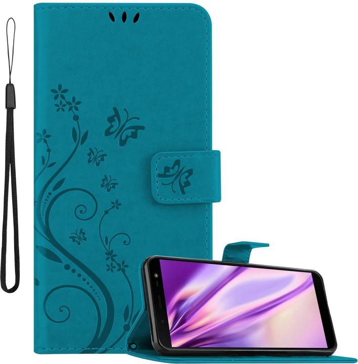 Actual product image Cadorabo Flower Book Cover (Samsung Galaxy J6 (2018))