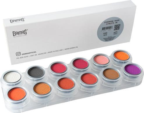 Grimas Lidschatten Palette RB (Palette 12 RB)