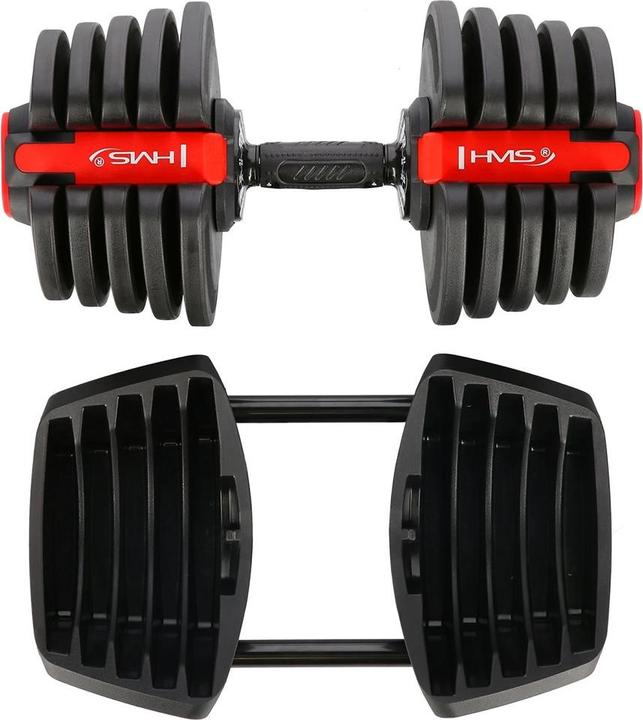 Produktbild HMS SGR40 PRO SET 2IN1 VERSTELLBARES HANTELSET 43 5 KG