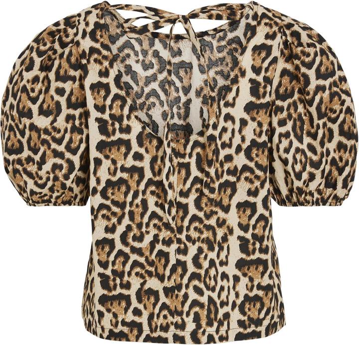 Actual product image Vila Leoprint top with short sleeves (36)