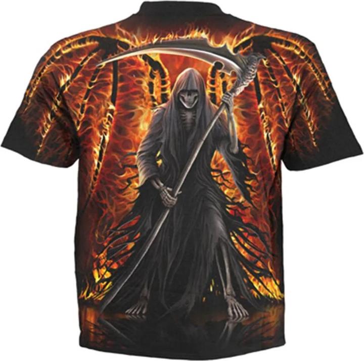 Image du produit Spiral - T-shirt FLAMING DEATH - Adulte (M)