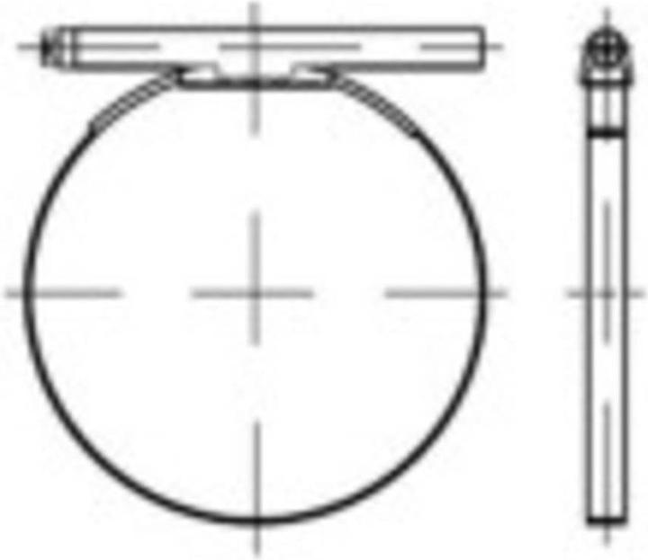 Image du produit Toolcraft Colliers de serrage DIN 3017 12 m (50 pcs)