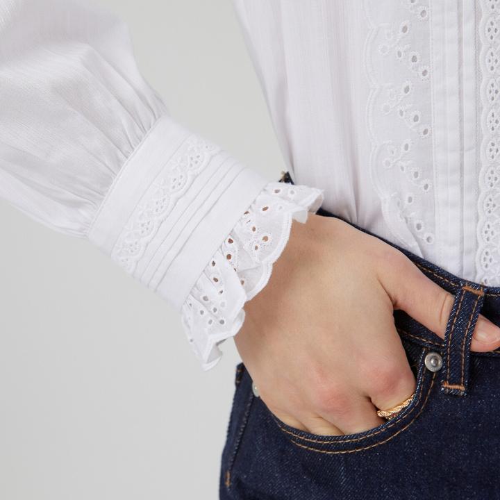 Image du produit La Redoute Collections Blouse Signature de style victorien (36)