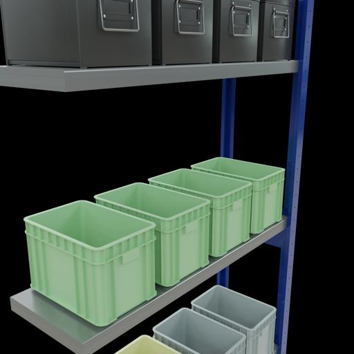 Image du produit Schulte Lagertechnik Système enfichable Élément suivant MULTIplus250 avec traverse de longueur