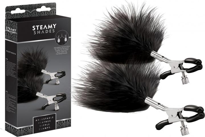 Immagine prodotto Steamy Shades Morsetti per capezzoli a piuma regolabili