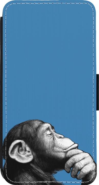 Produktbild PhoneLook Hülle Wallet schwarz Monkey Pop Art (Apple iPhone 14 Pro)