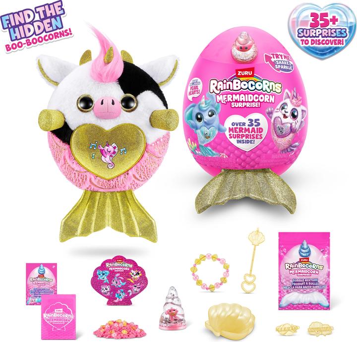 Produktbild Zuru Plüsch Rainbocorns - Mermaidcorn Surprise assortiert (28 cm)