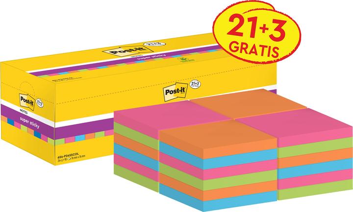 Image du produit Post-it Super Sticky (76 x 76 mm)