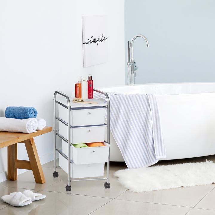 Produktbild Relaxdays Badrollwagen