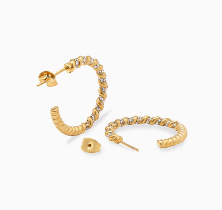 Immagine prodotto Sensora Jewelry Orecchini a cerchio Marine (Pietre di zirconia)