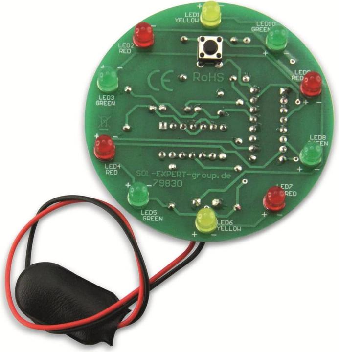 Actual product image Sol Expert Soldering Kit Electronic Wheel of Fortune