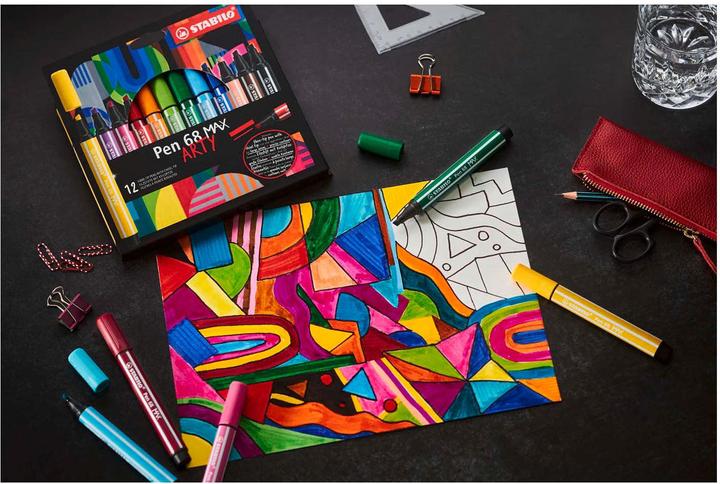 Produktbild STABILO Pen 68 Max Karminrot (Karminrot, 1 x)