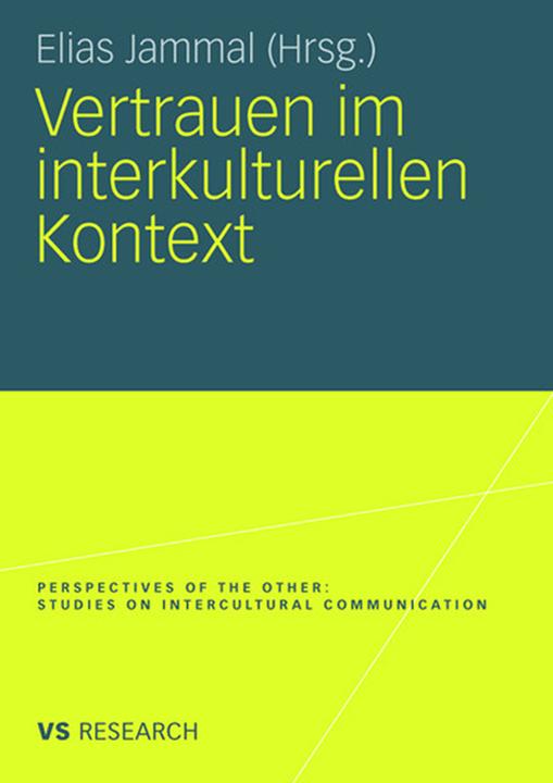 Actual product image Vertrauen im interkulturellen Kontext (German, Elias Jammal, 2008)