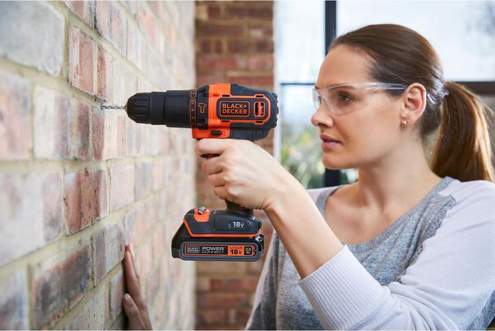 Actual product image Black & Decker Cordless screwdriver drill (Rechargeable battery operated)