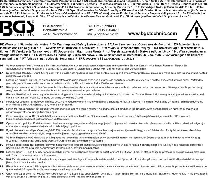 Image du produit BGS Schrumpfschlauch-Sortiment (127 x)