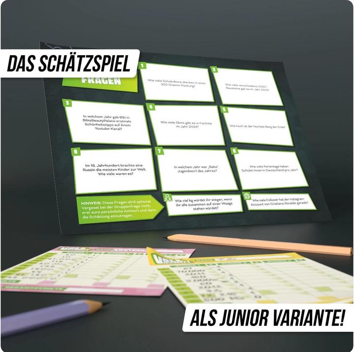 Produktbild Denkriesen VOLL VERSCHÄTZT A4-Block - Knapp daneben ist auch gewonnen. - Junior Edition (Deutsch)