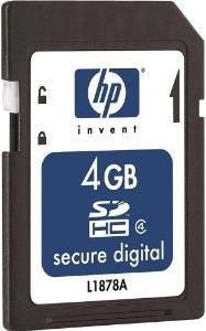 Actual product image HPE 580387-B21, 4GB SD memory card (4 GB, SDHC)