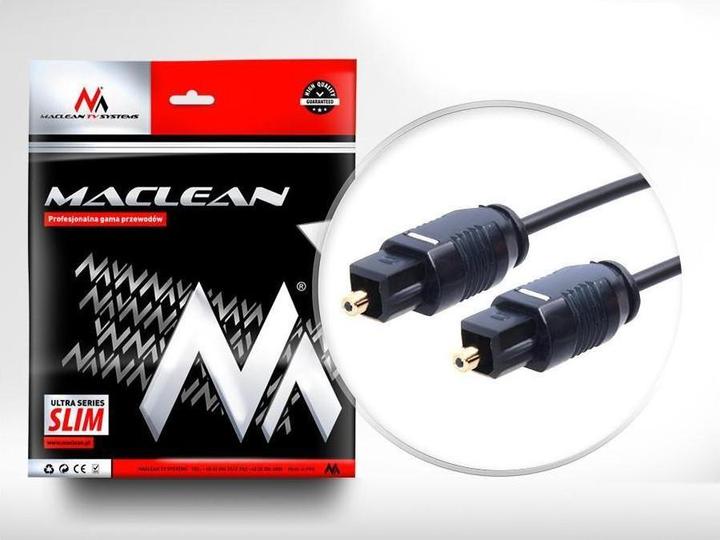 Produktbild Maclean MCTV-750 - Kabel, Optisch, Toslink T-T, ULTRA SLIM, 0,5m (0.50 m, TOSLINK)
