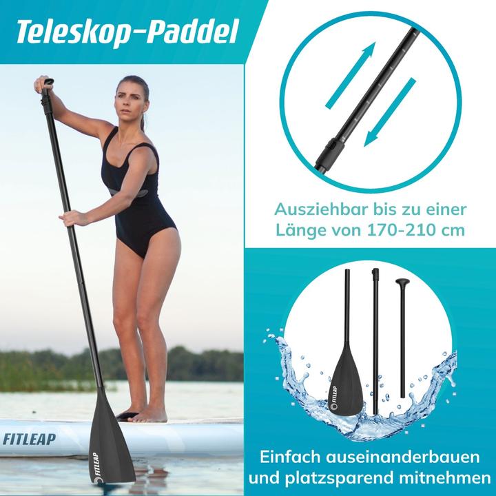Actual product image Fitleap Premium Stand Up Paddle Board aufblasbar - SUP Board Set (10'5")