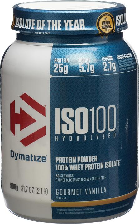 Image du produit Dymatize Iso 100 (Vanille, 1 pcs, 900 g)