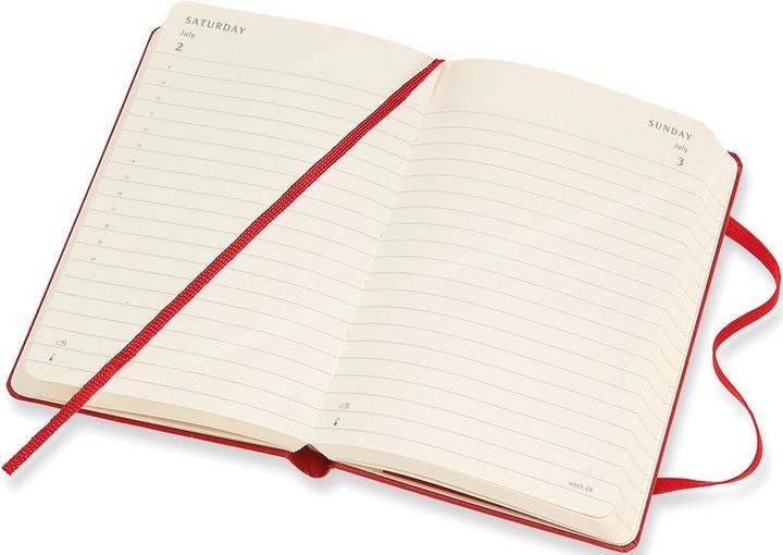 Image du produit Moleskine Agenda de poche (A6, Couverture rigide, Anglais)
