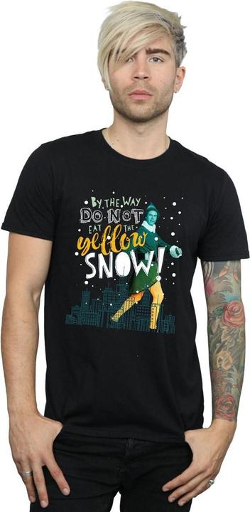 Actual product image Elf Mens Yellow Snow T-Shirt (3XL)