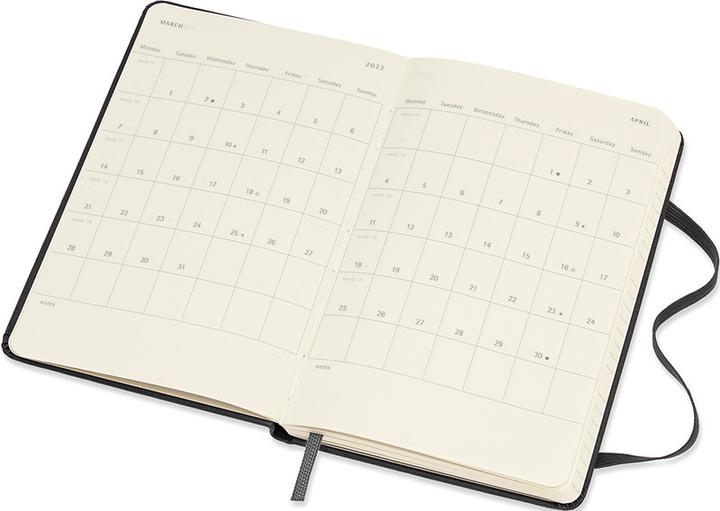 Actual product image Moleskine Pocket Agenda (A6, Hardcover, German)