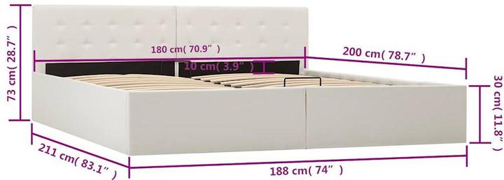 Actual product image VidaXL Bine (180 x 200 cm)