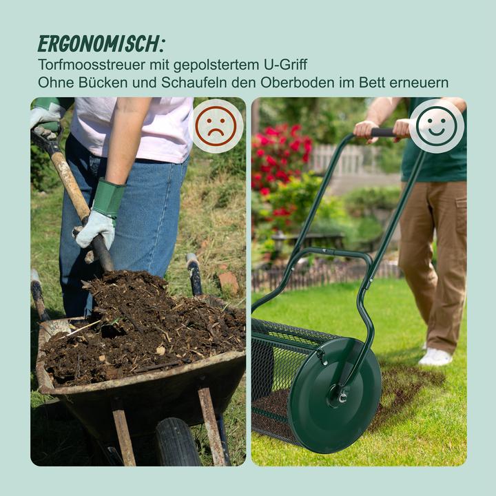 Actual product image Relaxdays Compost spreader