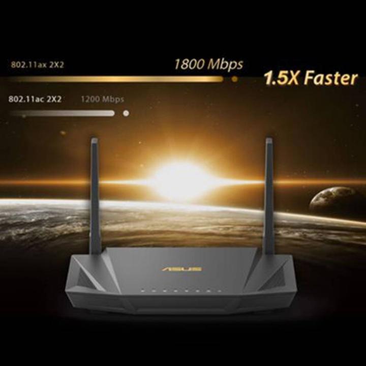 Actual product image ASUS Dual Band WiFi Router RT-AX56U