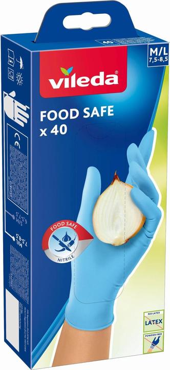 Immagine prodotto Vileda Gant jetable Food Safe 40 pièces M/L (M, L)