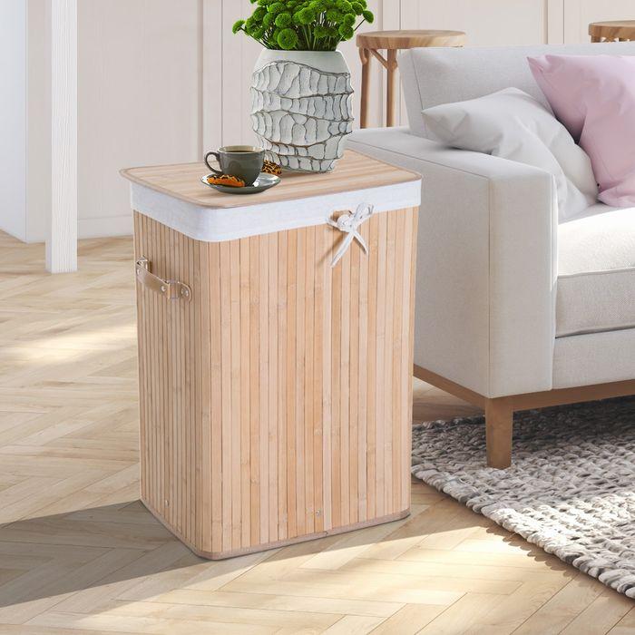 Actual product image Homcom Laundry basket with 2 handles (72 l)