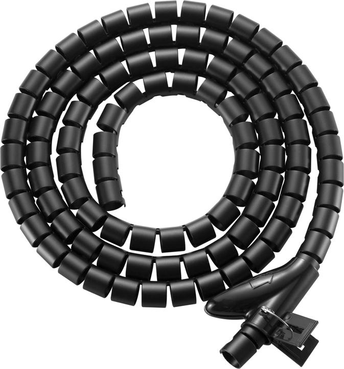 Actual product image equip Spiral cable hose 100cm for under-sink installation bw (Cable spiral hose, 100 cm)