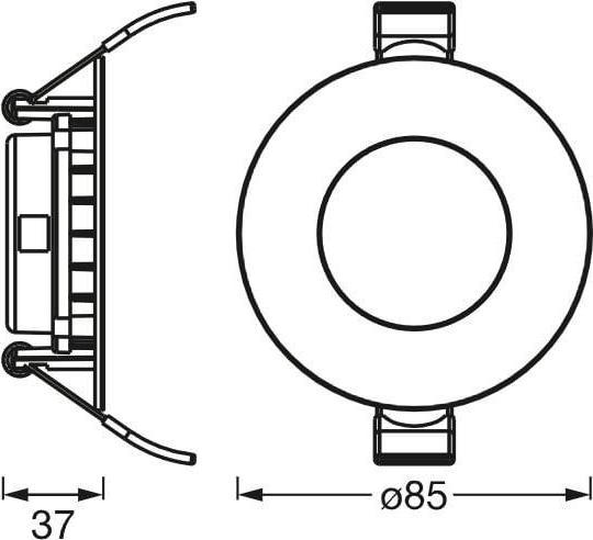 Produktbild Ledvance Led Spot And Downlight Recess Slim (240 lm)
