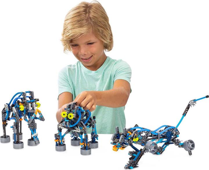 Actual product image K'Nex Cyborg Creatures 15 models, 196 pieces.