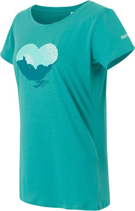 Actual product image Regatta Womens/Ladies Breezed Heart T-Shirt (52 D)