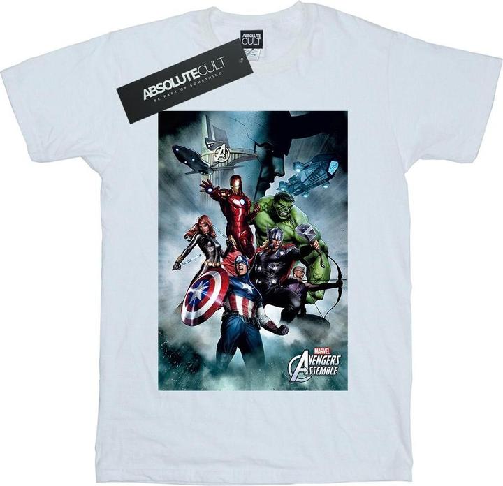 Immagine prodotto Avengers Team Montage Maglietta Ragazze (116)