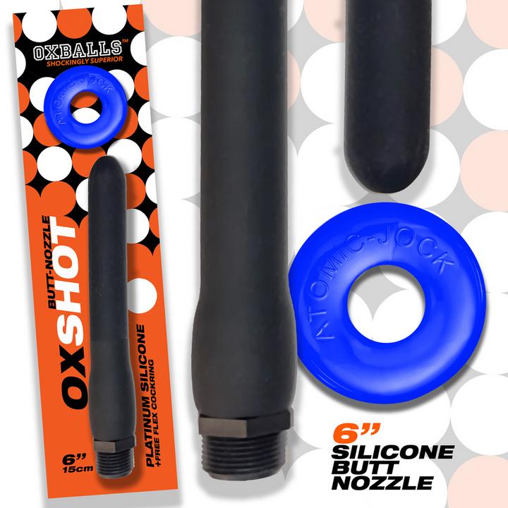 Image du produit Oxballs Buse de douche Oxshot Butt-Nozzle 6 pouces & Cockring Flex