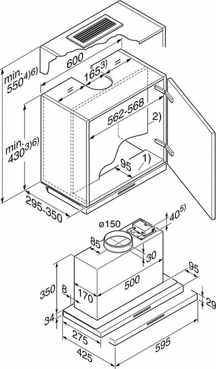Actual product image Miele Da 3466 (Flat-screen hood)