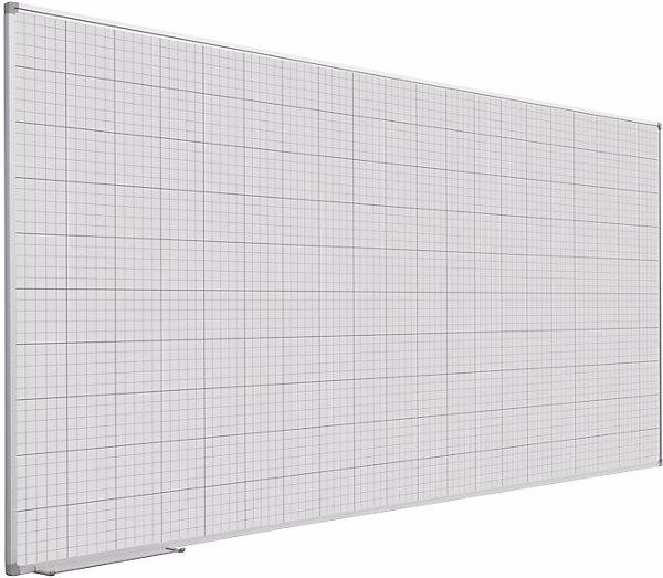 Actual product image eurokraft basic Grid board, painted white, WxH 2000 x 1000 mm, 20 x 20 / 100 x 100 mm grid. (2000 x 1000 mm)