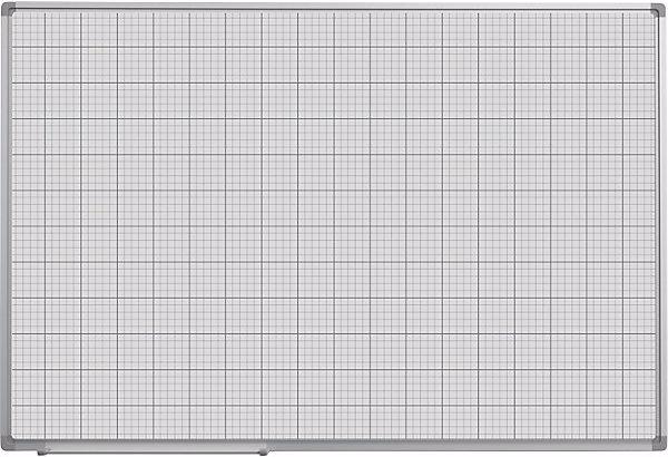 Immagine prodotto eurokraft basic Lavagna a quadretti, verniciata in bianco, largh. x alt. 900 x 600 mm, passo 10 (900 x 600 mm)
