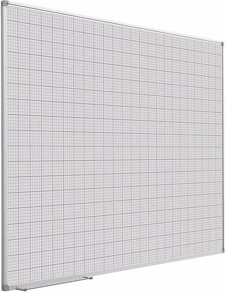 Actual product image eurokraft basic Grid board, painted white, WxH 1200 x 900 mm, 10 x 10 / 50 x 50 mm grid. (1200 x 900 mm)