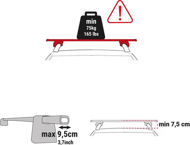 Image du produit Quechua Compact Roof (Tente de toit, 56 kg, 2 personnes)