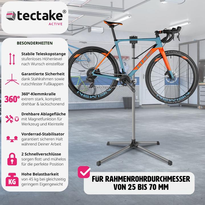 Immagine prodotto tectake Supporto di montaggio per biciclette
