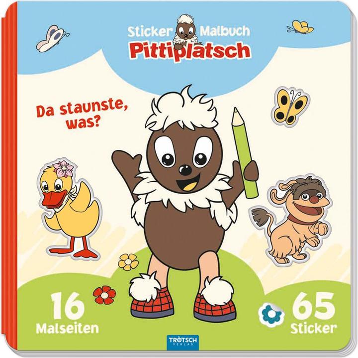 Image du produit Notre marchand de sable Livre de coloriage Stickers Pittiplatsch