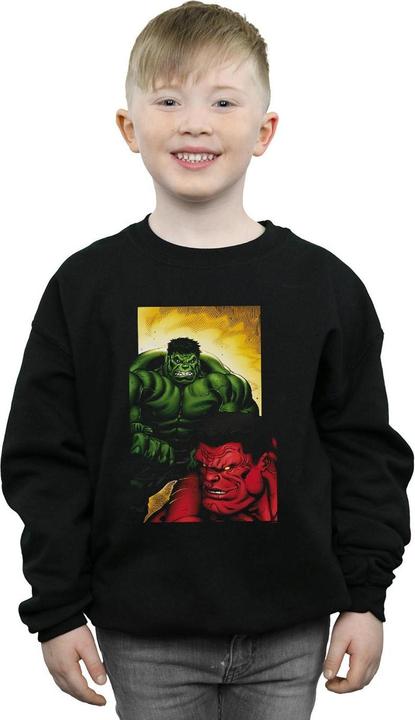 Immagine prodotto Red Hulk Vs Green Hulk Felpa Ragazzi (128)