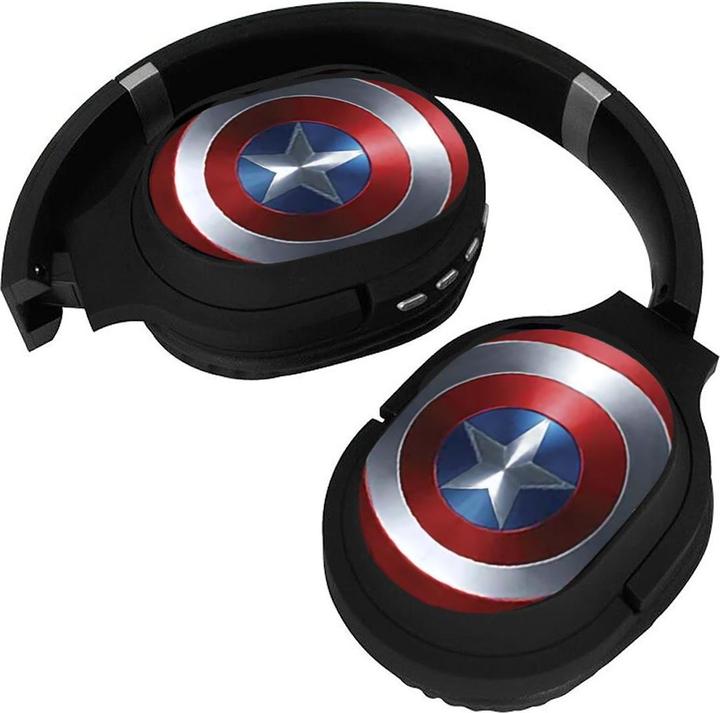 Immagine prodotto Disney ERT GROUP Captain America 001 Marvel Cuffie Bluetooth 5.0 con microfono e slot per schede microSD (Senza fili)