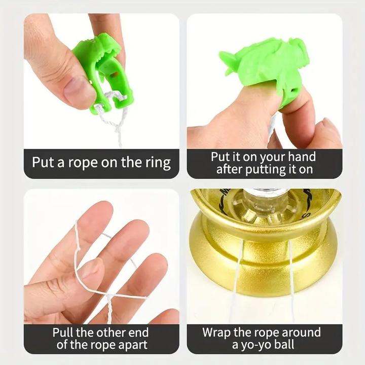 Actual product image The Toy Company YoYo Metallic with ball bearing and accessories Gold