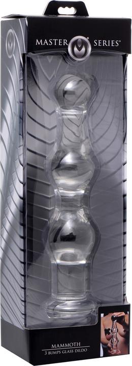 Productafbeelding Master Series Mammoet 3 bobbels glazen dildo