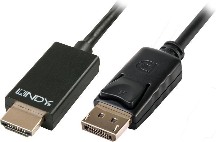 Immagine prodotto Lindy Da DisplayPort a HDMI (2 m, DisplayPort, HDMI)